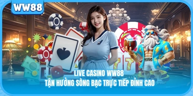 Live Casino WW88 - Tận Hưởng Sòng Bạc Trực Tiếp Đỉnh Cao